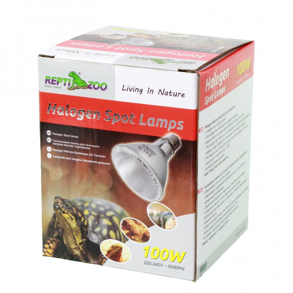 Лампа галогеновая точечного нагрева UVA Repti-Zoo Spot lamp для рептилий и птиц 100W (RZ-PAR30100)