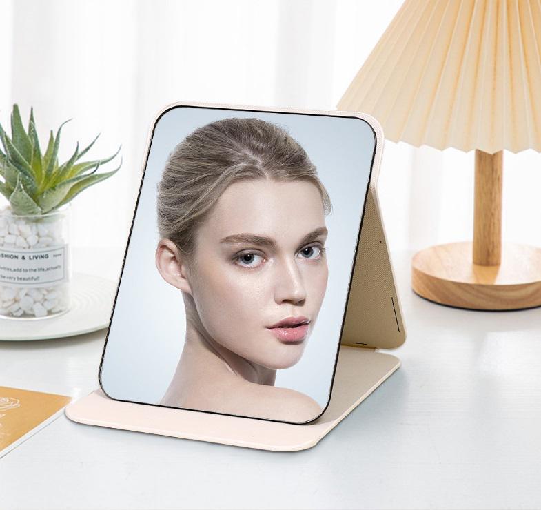 Дзеркало настільне 14515 20,5х15,8 см Молочний (4819625) - фото 4