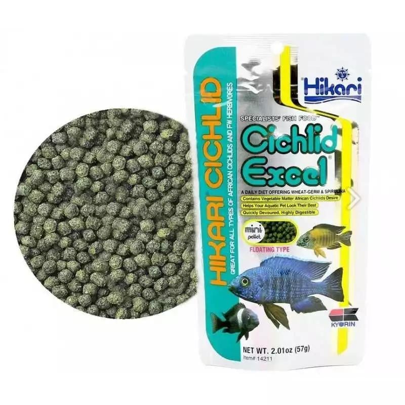 Корм Hikari Cichlid Excel S для молодежи малавийских цихлид 8-15 см/гранулы 3,5-4,0 мм/57 г (14211) - фото 3 Корм Hikari Cichlid Excel S для молодежи малавийских цихлид 8-15 см/гранулы 3,5-4,0 мм/57 г (14211) - фото 3