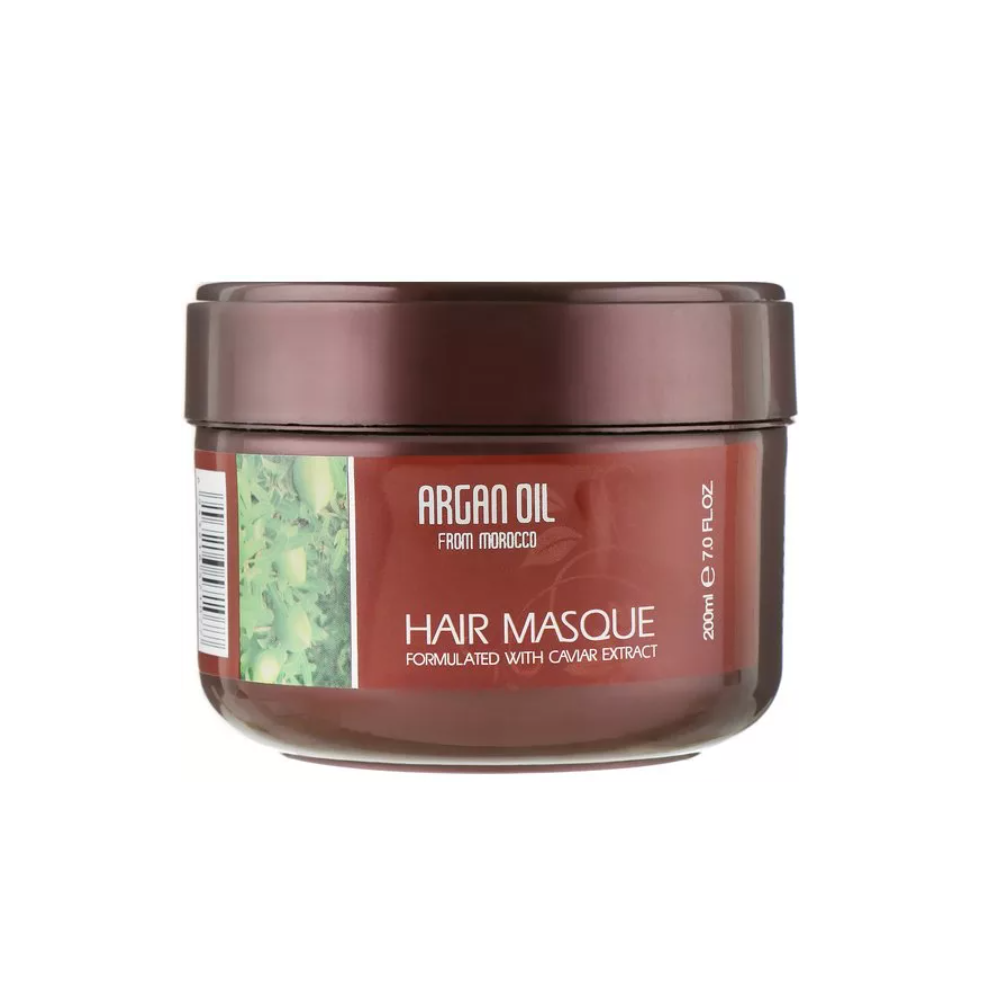 Маска для волосся з екстрактом ікри Clever Hair Cosmetics Morocco Argan Oil Mask with Caviar Extract 200 мл