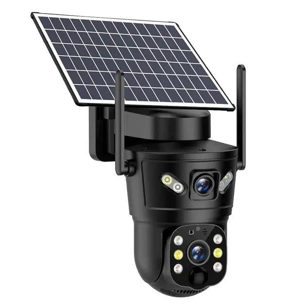 Камера IP видеонаблюдение RIAS D05 4G IP66 26.6×19.6×14.5 см с двухсторонней связью/на солнечной панели (v380Pro APP)