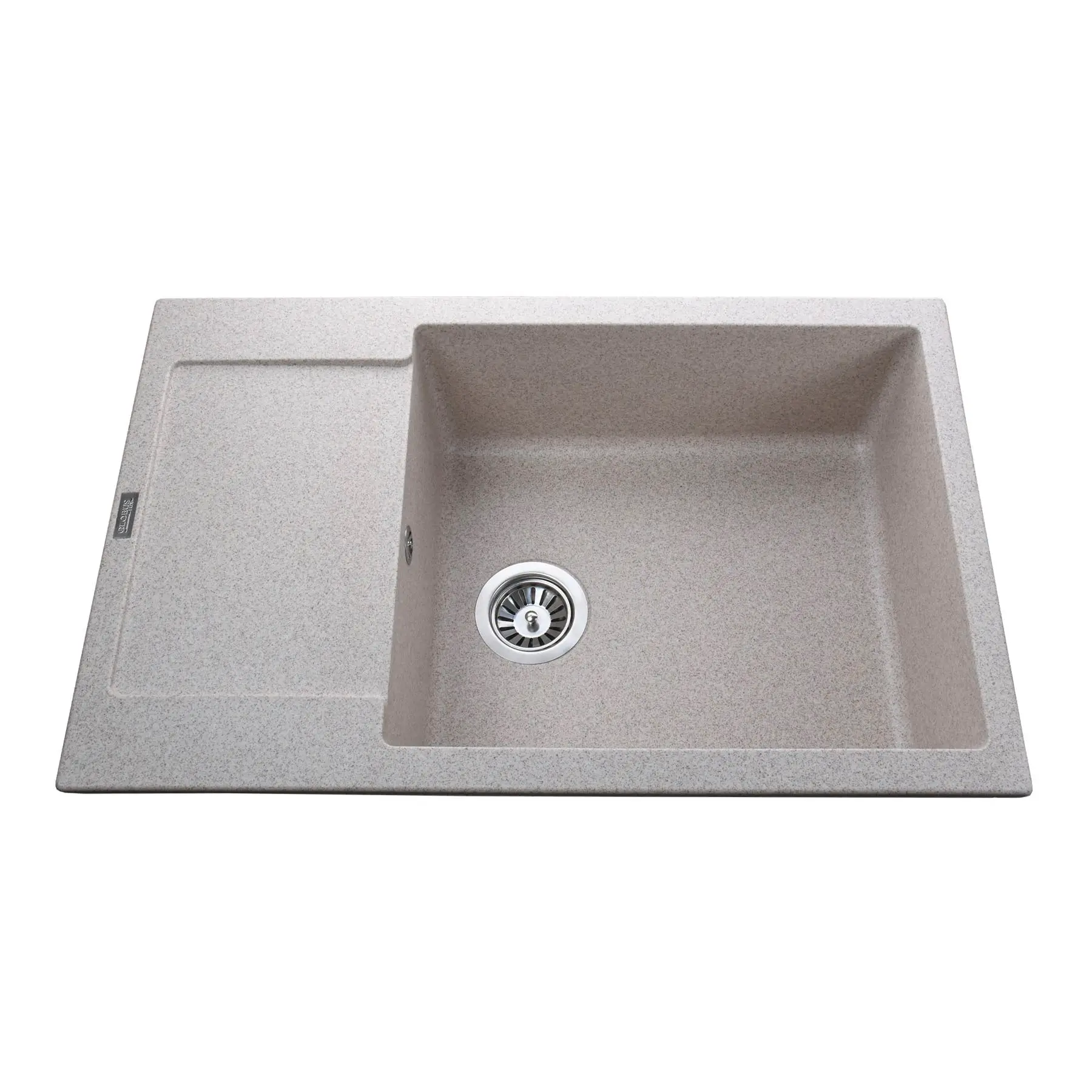 Мойка для кухни гранитная Globus Lux MALABI 780х500 мм Миндальный (А0008)