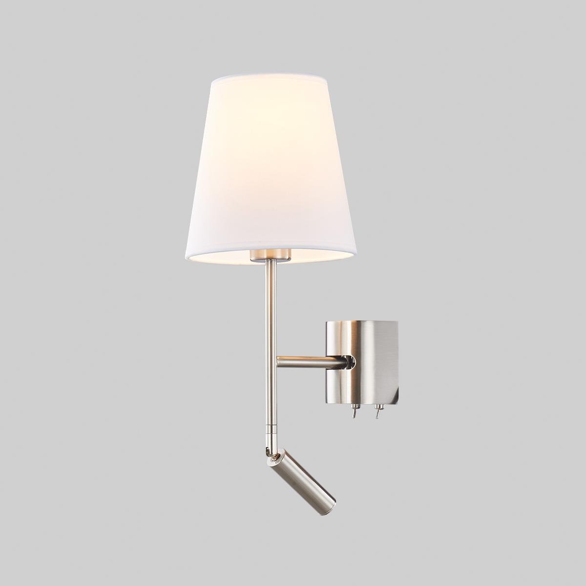 Настенный светильник MJ-Light VASO 3200K SN+WH (15026) Настенный светильник MJ-Light VASO 3200K SN+WH (15026)