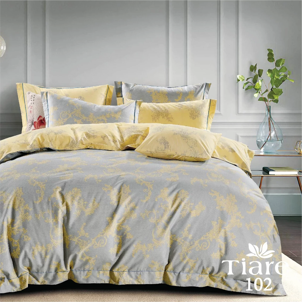Постельное белье VilutaTiare 102 сатин люкс евро