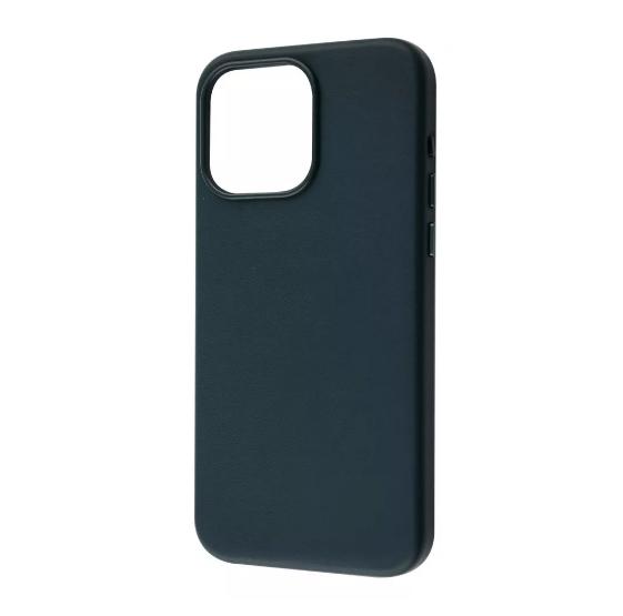 Чехол-накладка для телефона WAVE Premium Leather Edition Case with Magnetic Ring - iPhone 15 forest green (512260018)