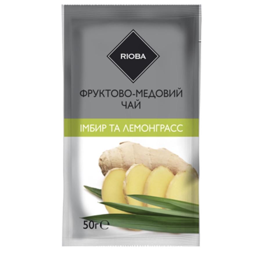 Чай концентрированный Rioba Имбирь и лемонграсс 50 г 12 шт. (25068686)