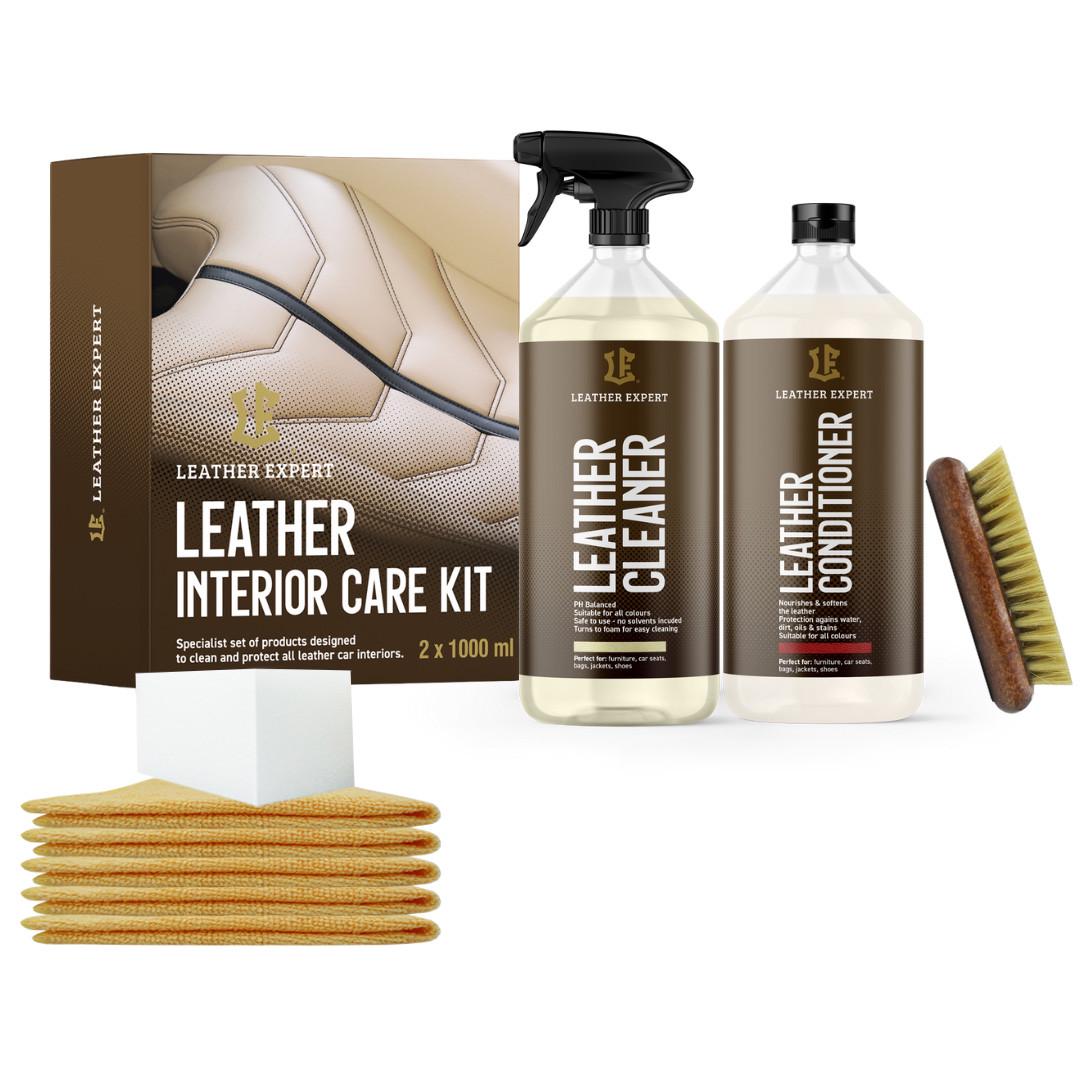 Комплект для очистки и ухода за кожей автомобиля Leather Expert Interior Care Kit 2x1 л