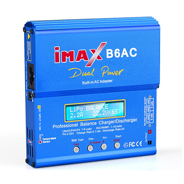 Зарядное устройство для IMAX B6AC 80W для аккумуляторов Blue (d453)