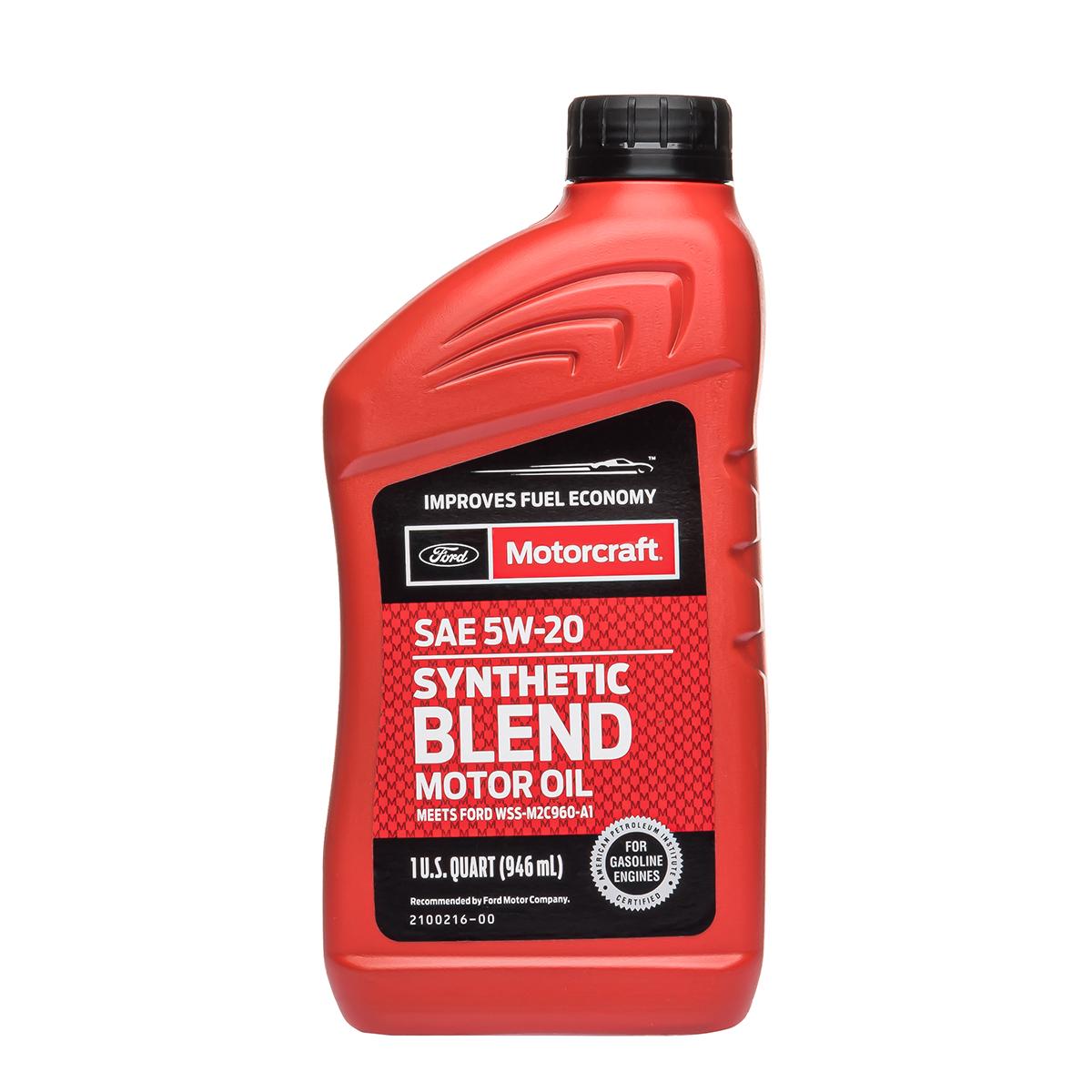 Мастило моторне Ford Motorcraft Synthetic Blend SAE 5W-20
0,946 мл (XO5W20Q1SP)