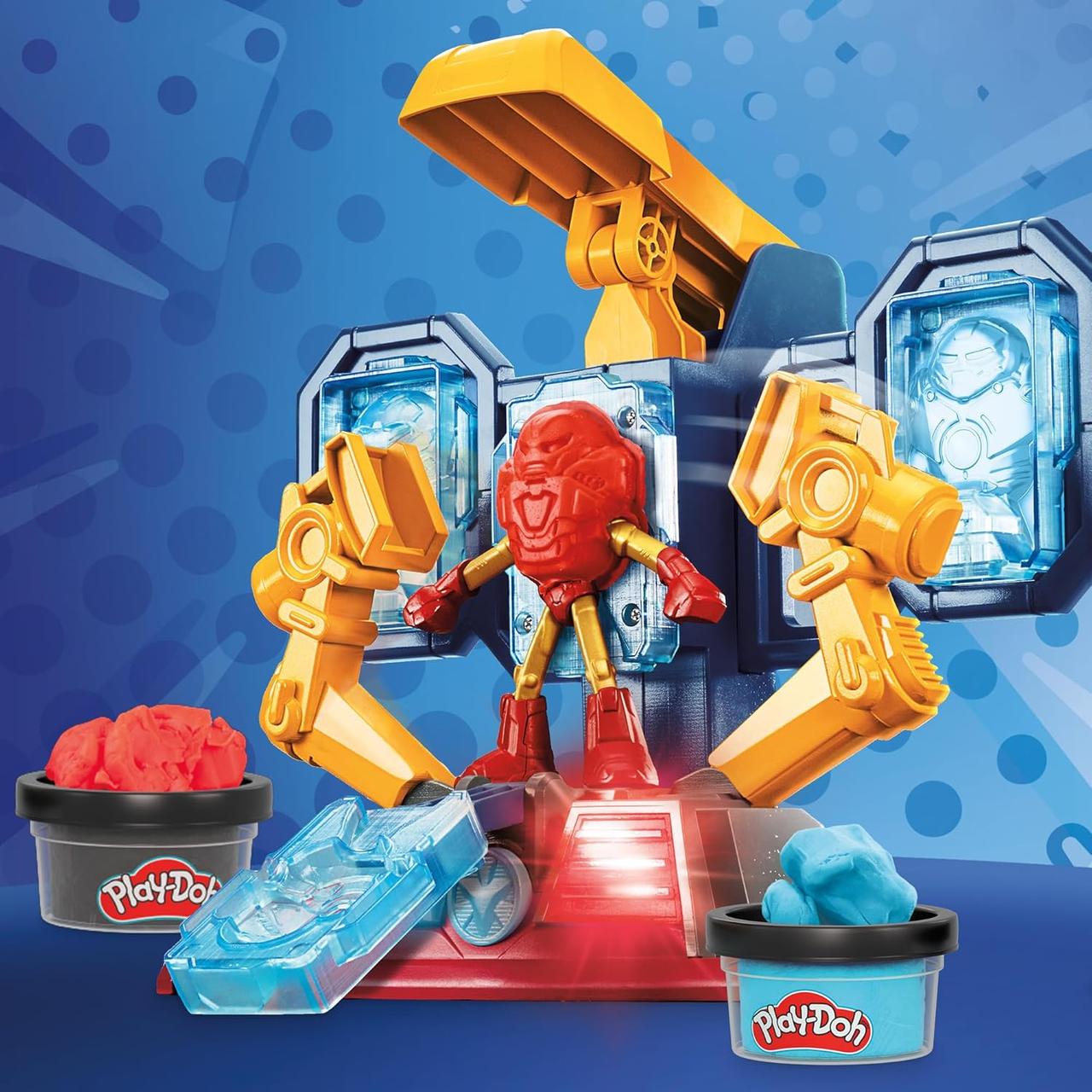 Ігровий набір Play-Doh Marvel Лабораторія виготовлення броні Залізної Людини (G0035) - фото 5