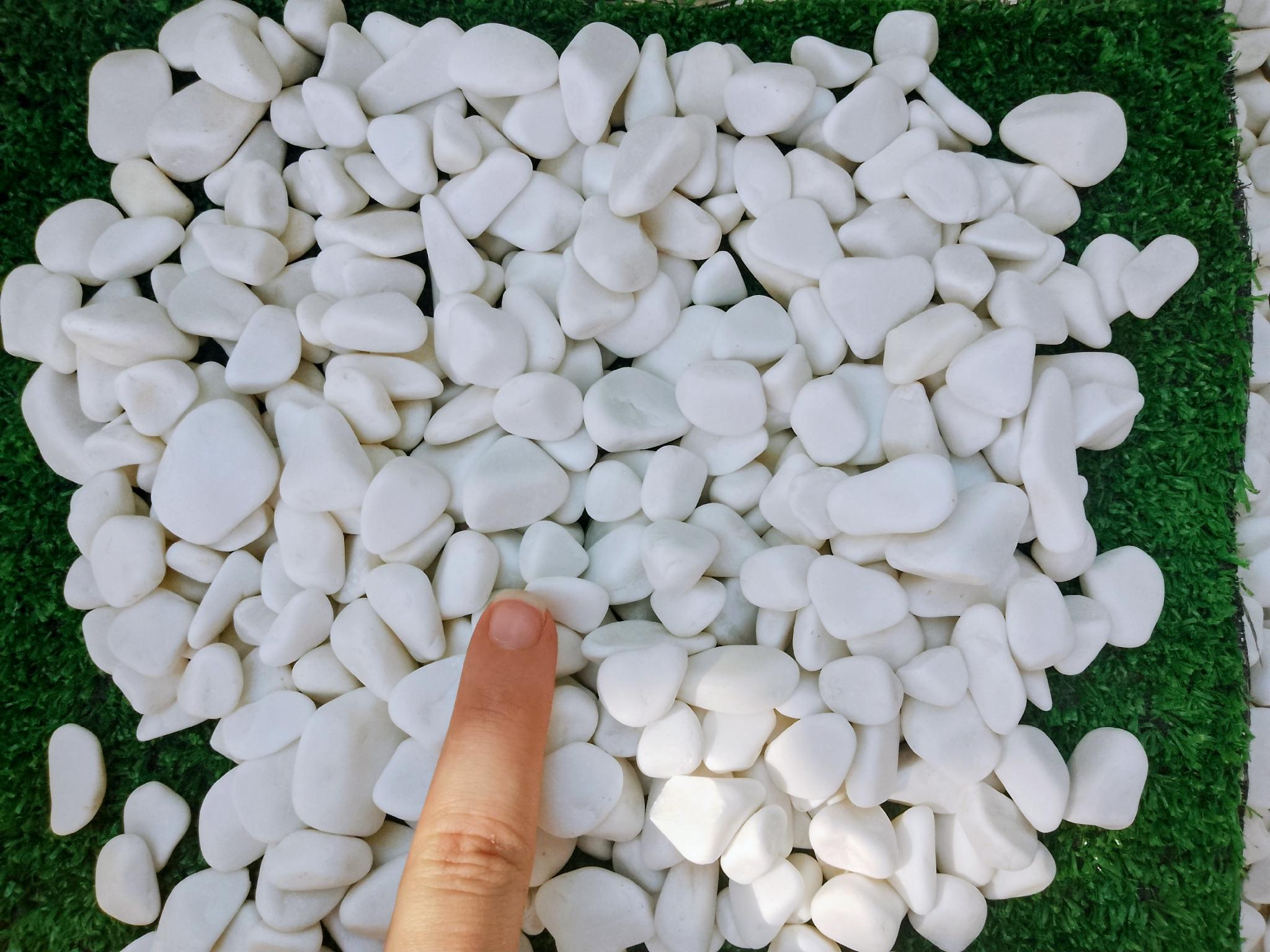 Галька 10-20 мм 20 кг Белый - фото 2