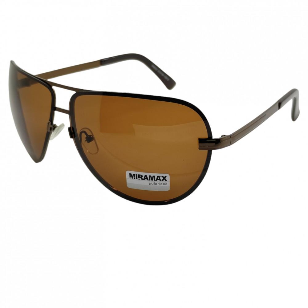 Солнцезащитные очки поляризованные Miramax Polarized 9032 Коричневые (46629)