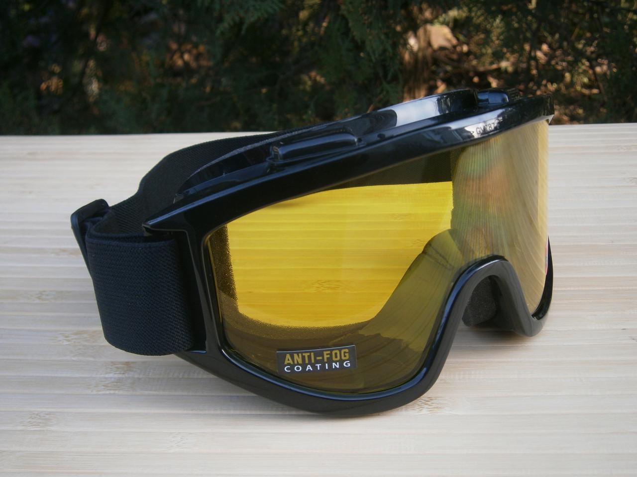 Окуляри-маска захисні Wind-Shield Anti-Fog Global Vision Yellow - фото 2