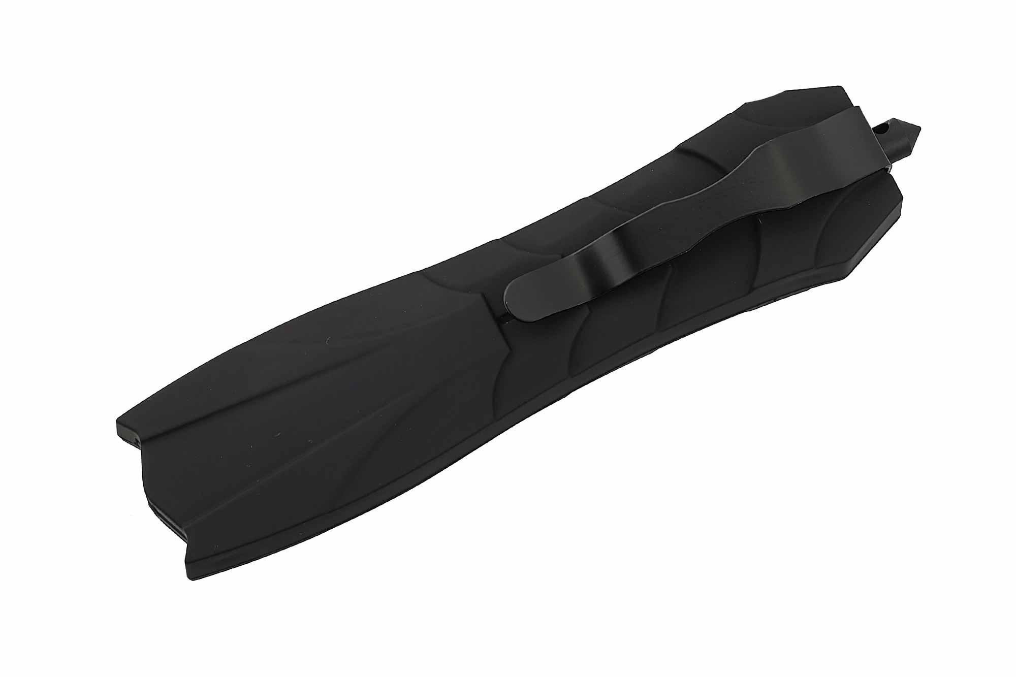 Ніж викидний DU39 фронтальний зі склобоєм Black (24064152) - фото 3