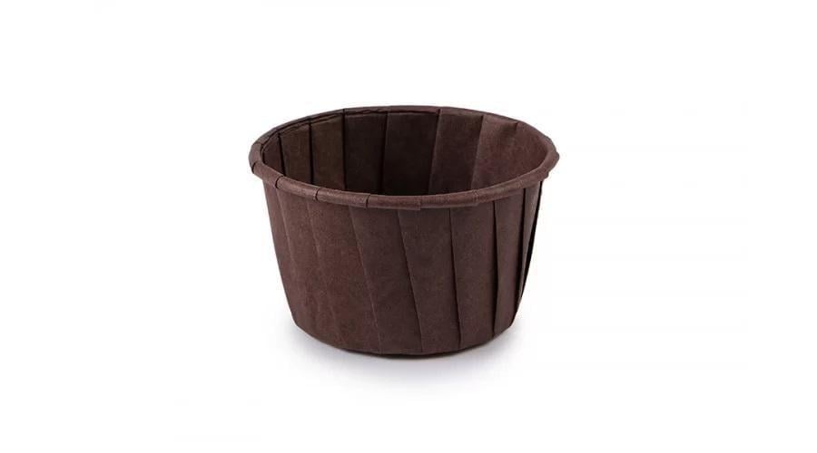 Форма для випічки кексів/капкейків паперові з підсилювачем 50х40 мм Коричневий (19571859)