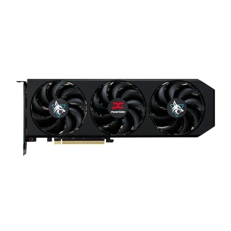Видеокарта POWERCOLOR AMD Radeon RX 9060 XT Hellhound 16 Гб GDDR6 20000 МГц Black (RX9060XT 16G-L/OC)