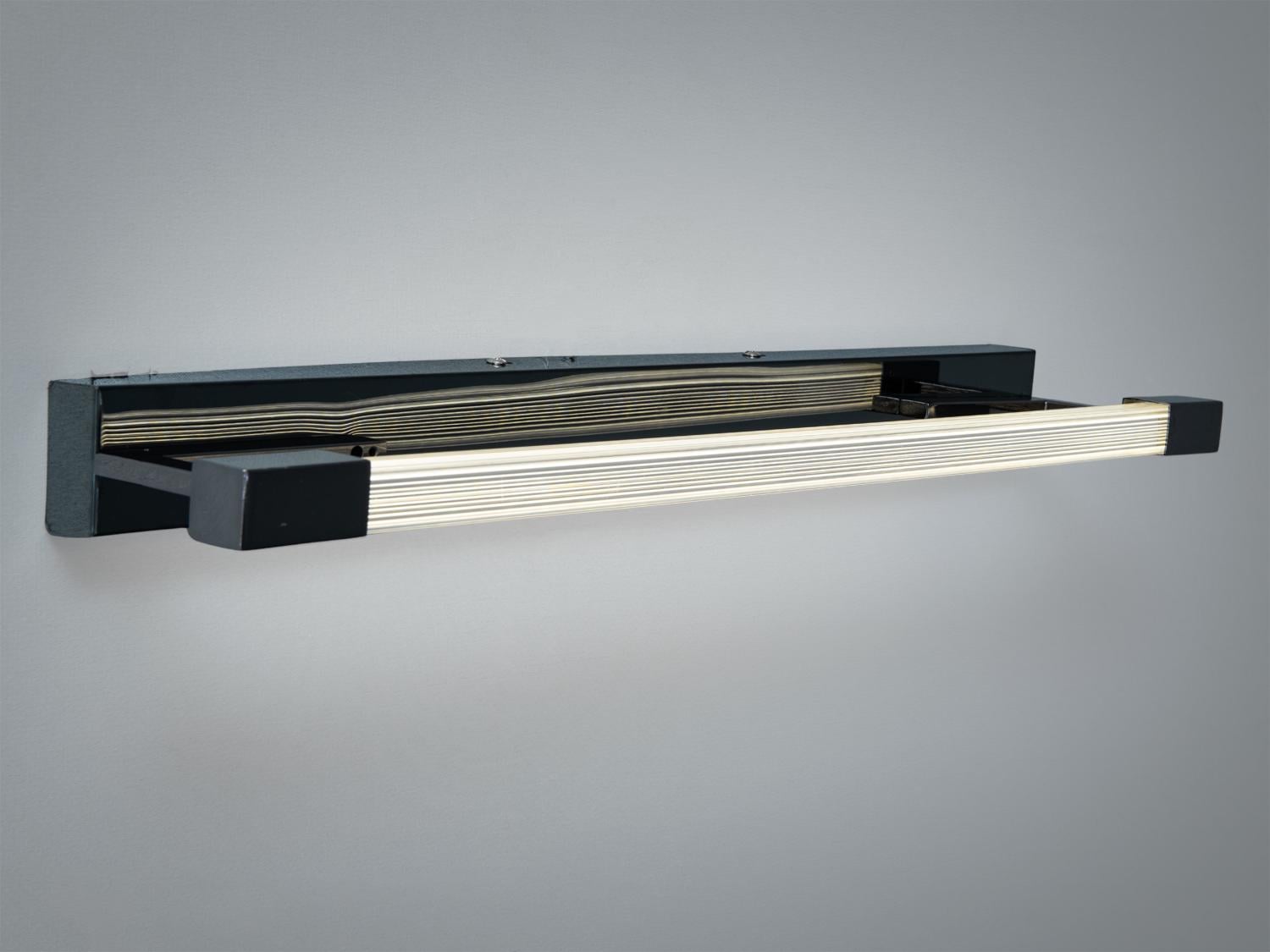 Настенный светильник LED Diasha Loft 9 Вт Черный/Хром (9602/L)