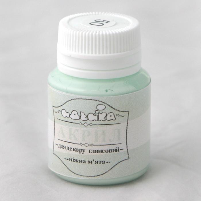 Акриловая краска Идейка 20 мл Нежная мята (skl-98250 gl)