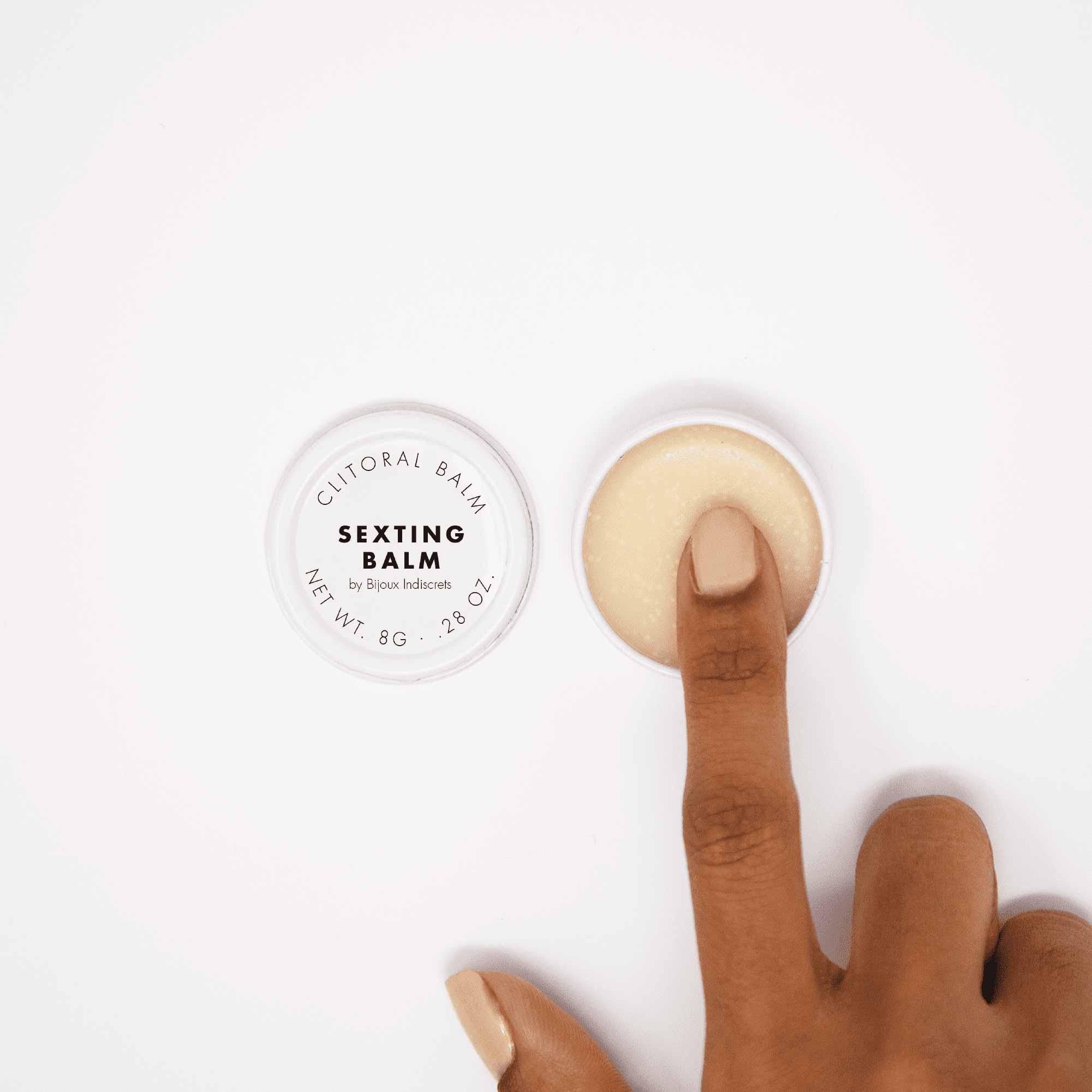 Стимулирующий бальзам для женщин Bijoux Indiscrets Clitherapy SEXTING BALM с ароматом пряного имбиря - фото 4