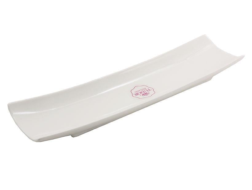 Блюдо порцелянове TUDOR ГЛАДКА прямокутне 33x9 см (TU1078-1)