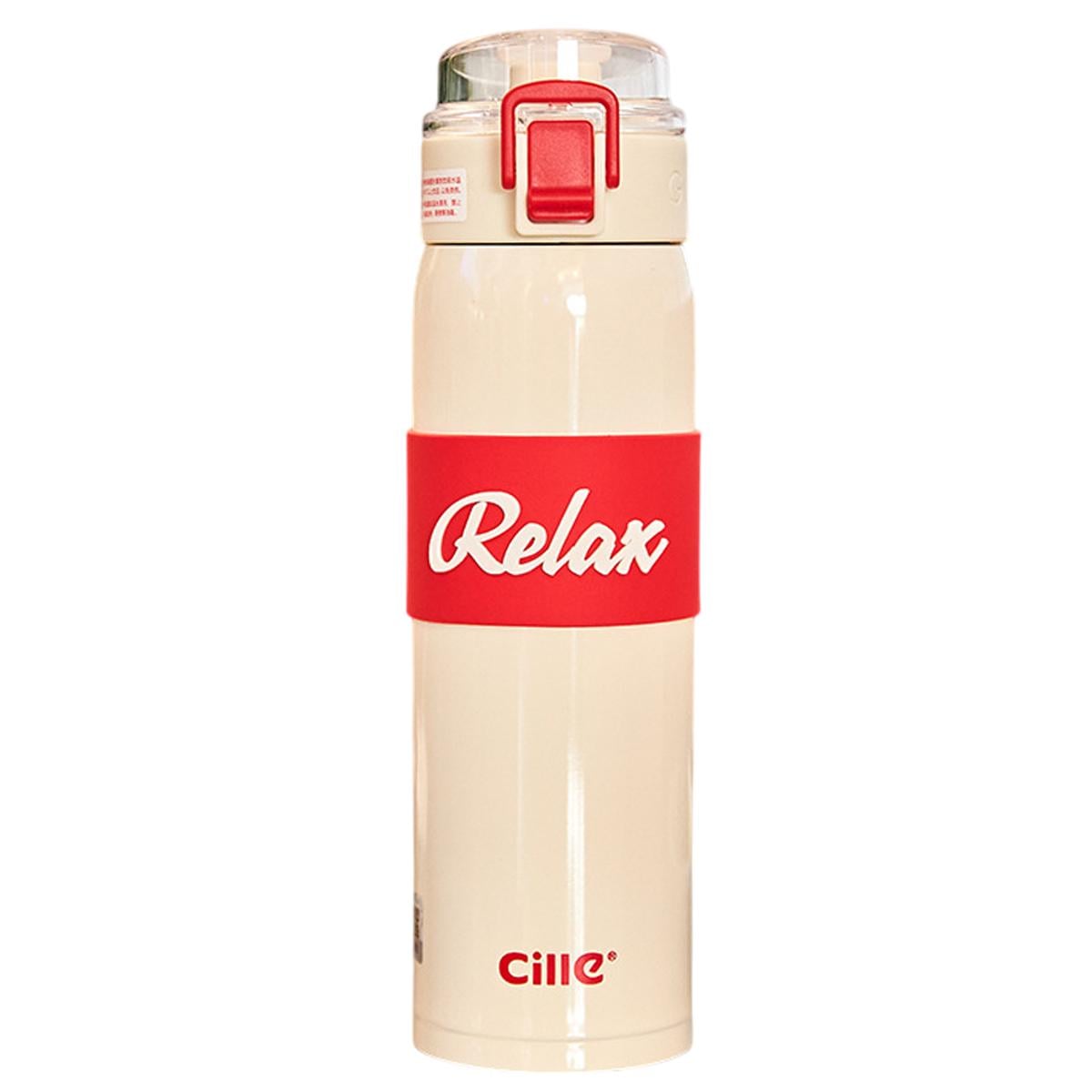 Термос Cille Relax с крышкой флип топ 520 мл Белый (HP17304W)