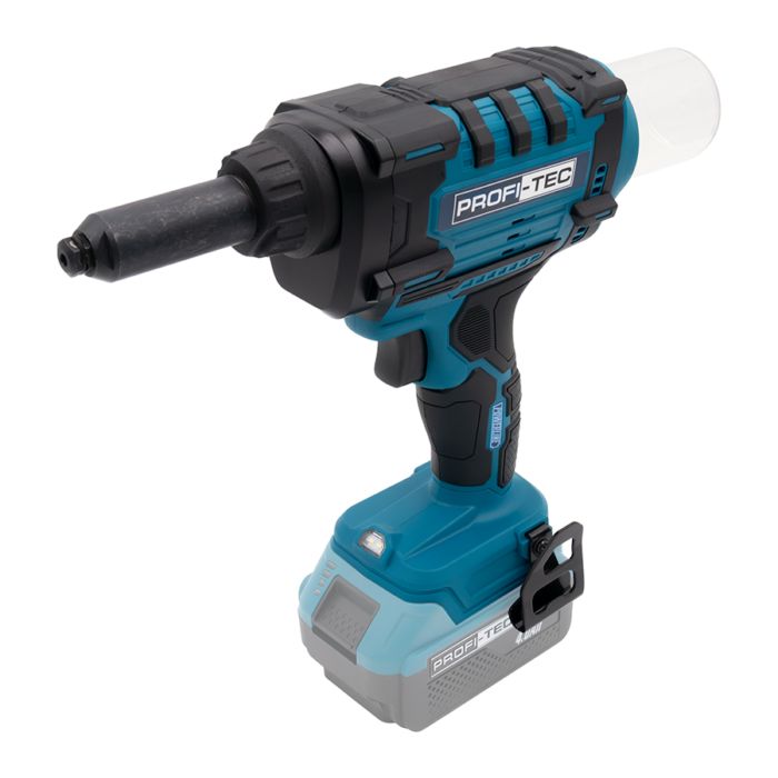 Пістолет заклепувальний акумуляторний Profi-Tec PRG1020 POWERLine 1xPT2040MP 4,0 Аг зарядний пристрій (007700)