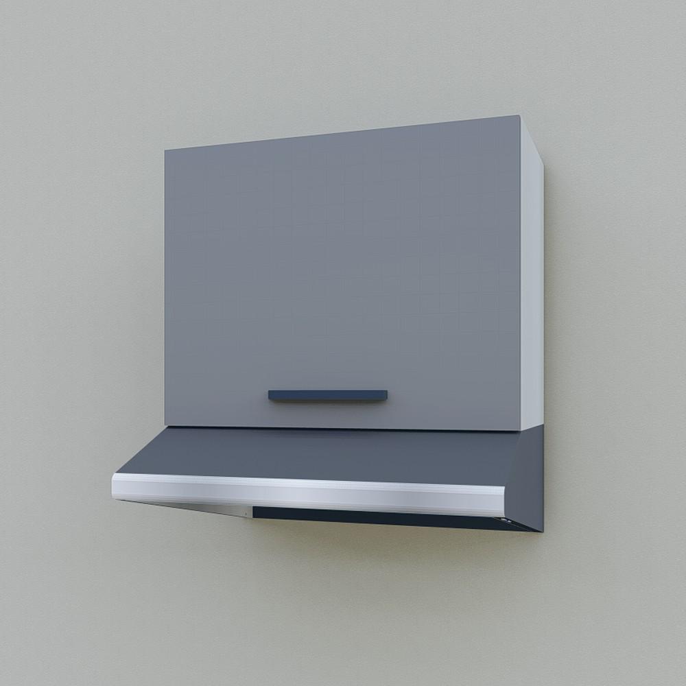 Шкаф навесной Opendoors МП9 для кухни под вытяжку 500 мм Антрацитовый/Светлый серый (МП9/8) - фото 2 Шкаф навесной Opendoors МП9 для кухни под вытяжку 500 мм Антрацитовый/Светлый серый (МП9/8) - фото 2