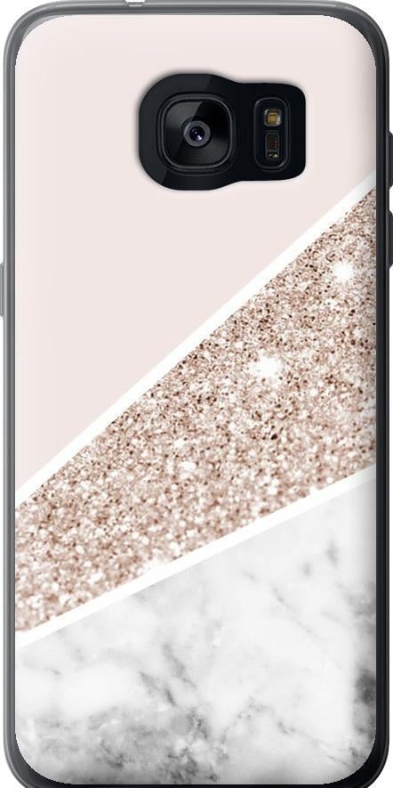 Чехол на Samsung Galaxy S7 Edge G935F Пастельный мрамор (4342u-257-42517)