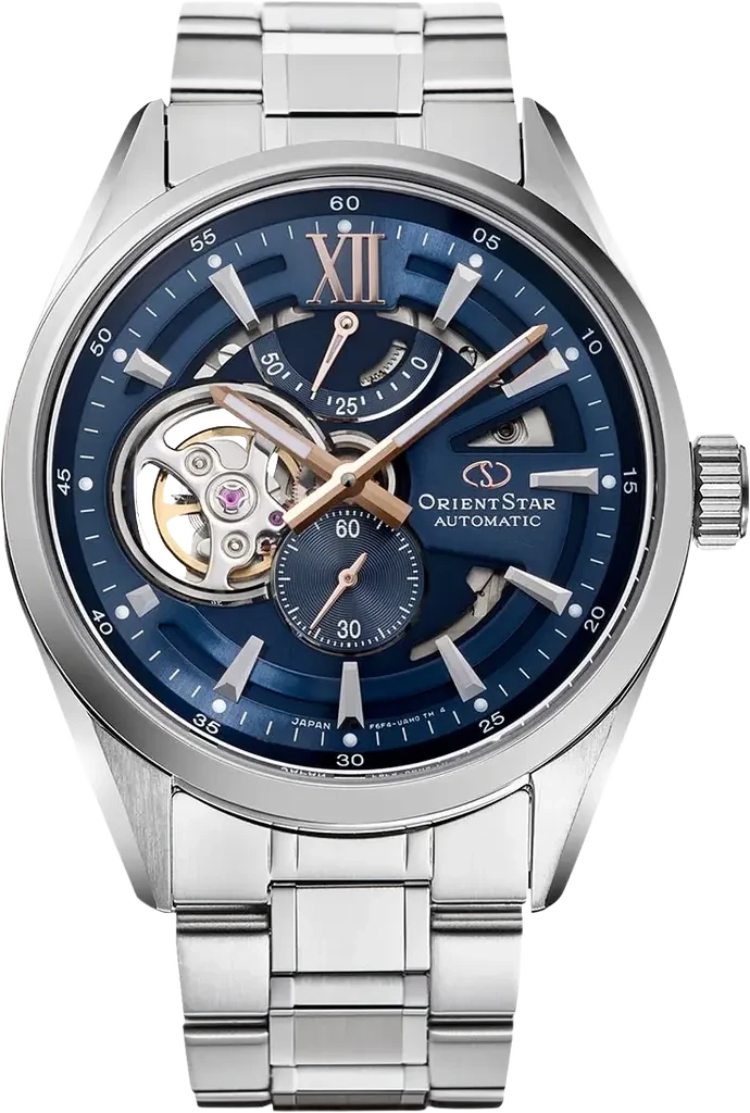 Наручные часы мужские Orient Star Modern Skeleton RE-AV0135L00B со стальным корпусом/сапфировым стеклом WR 100 м Синий (3124658611) Наручные часы мужские Orient Star Modern Skeleton RE-AV0135L00B со стальным корпусом/сапфировым стеклом WR 100 м Синий (3124658611)