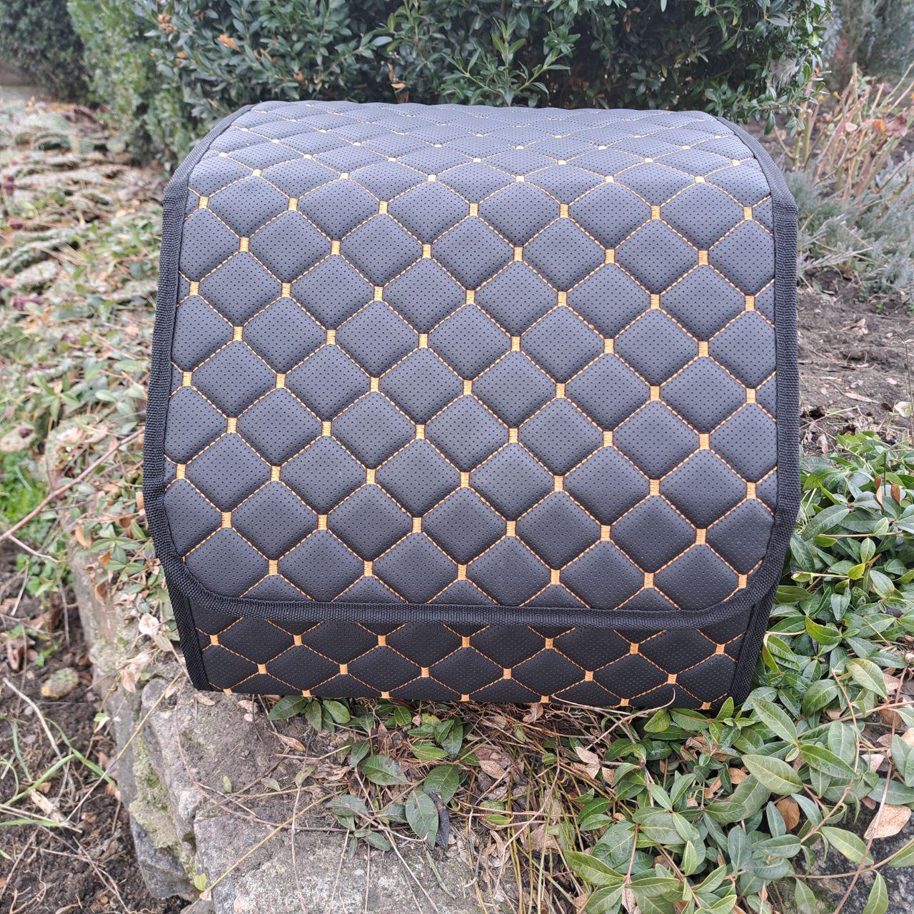 Органайзер автомобильный в багажник с перфорированной эко-кожи S 35x30x30 см Черный (43fe36d8) Органайзер автомобильный в багажник с перфорированной эко-кожи S 35x30x30 см Черный (43fe36d8)