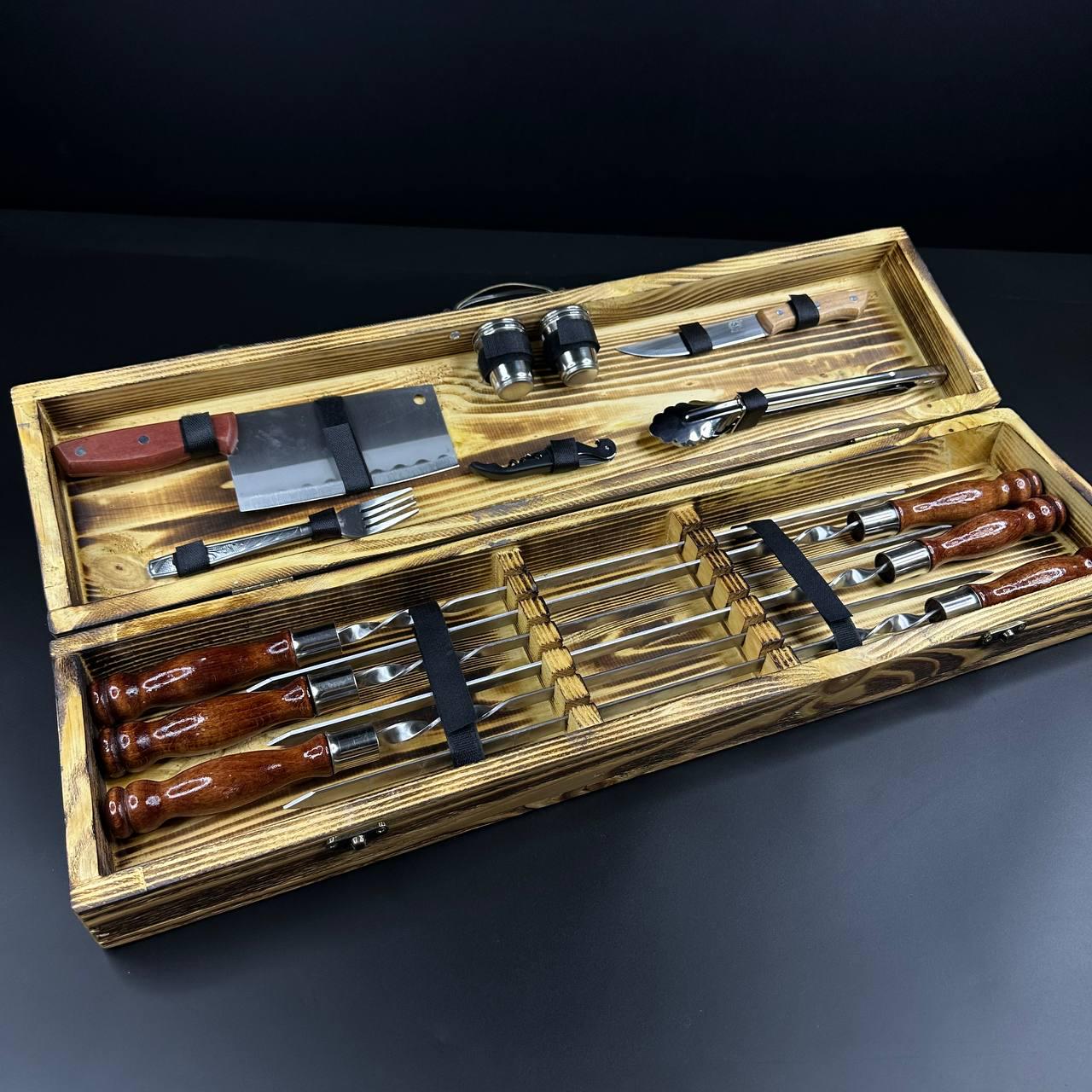 Набор шампуров в кейсе Пикник 11 S