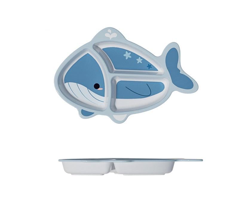 Тарілка дитяча Ведмідь 18562 3,3х20,6х30,9 см Блакитний (5010855)