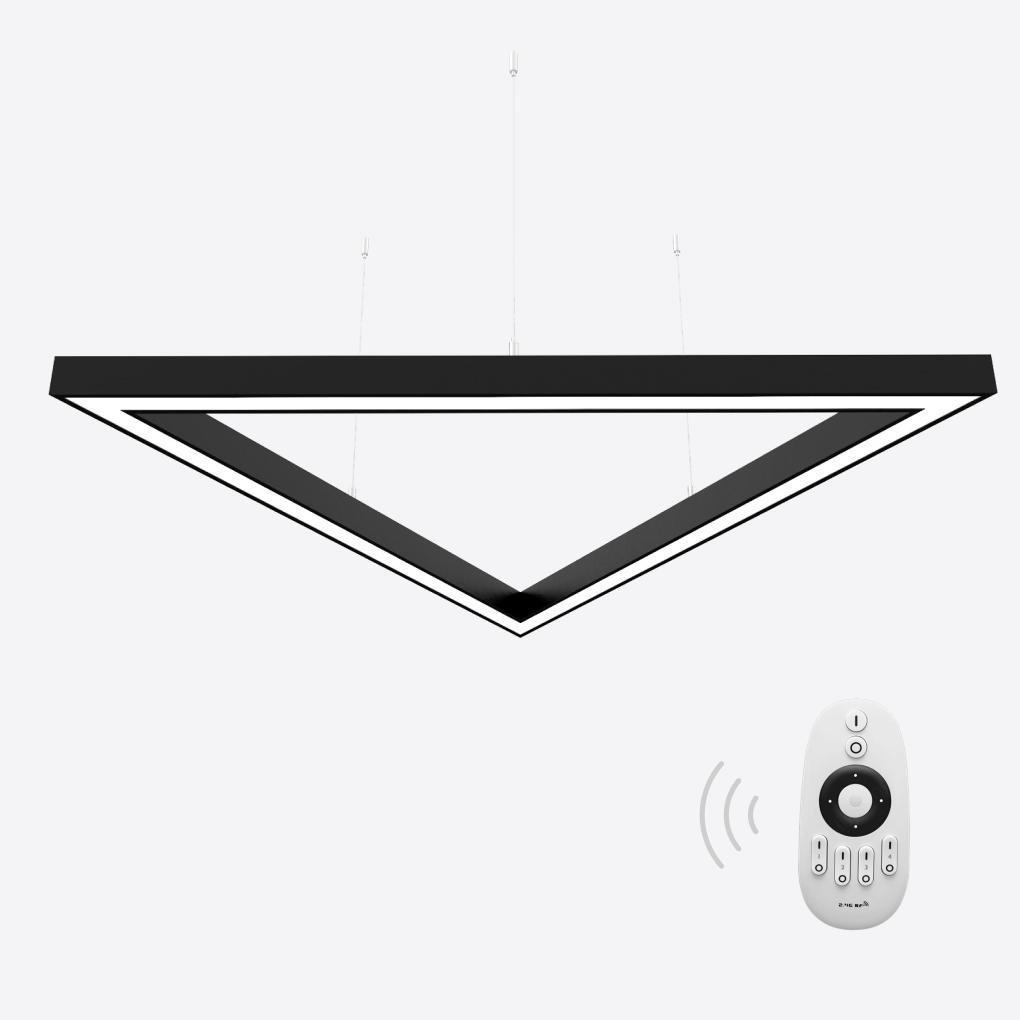 Светильник светодиодный управляемый X-LED 150 Вт 3x1080 мм Черный (LSNTri-150db) - фото 2 Светильник светодиодный управляемый X-LED 150 Вт 3x1080 мм Черный (LSNTri-150db) - фото 2