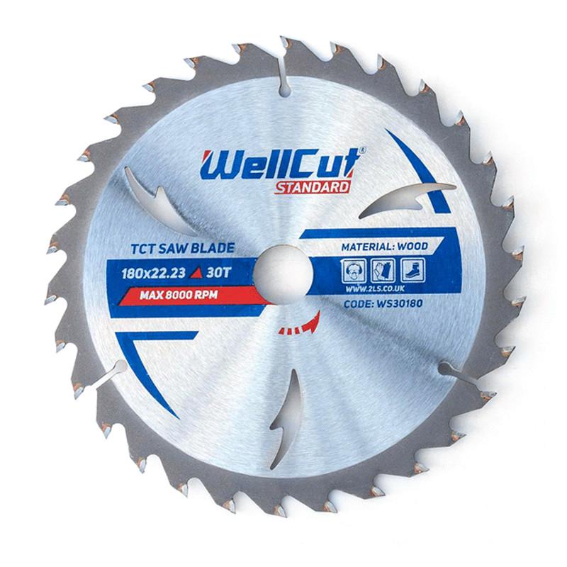 Пильный диск Wellcut WS30180 180x2, 1x22, 2 мм 30T по дереву (INKRUM00W1800300SW)