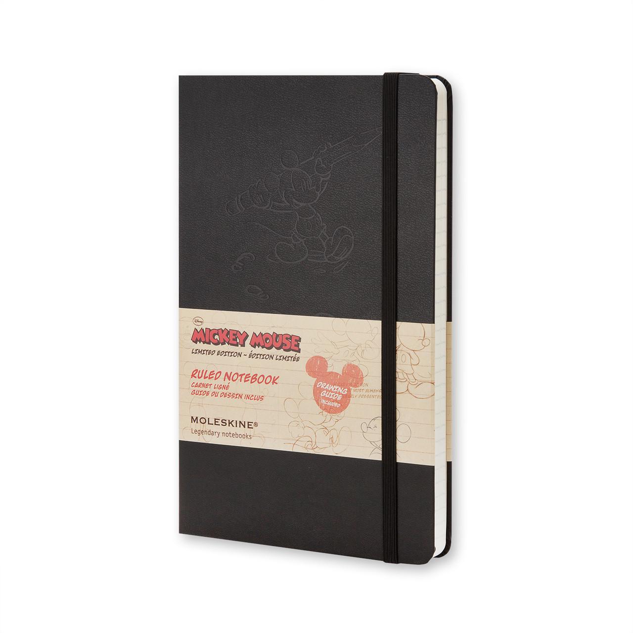 Блокнот Moleskine Limited Disney карманный 192 страницы в линейку 9х14 см Черный