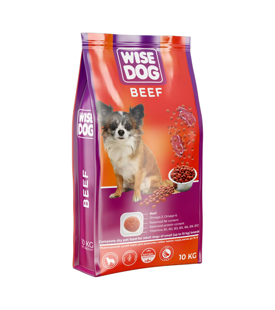Корм сухий для собак яловичина Wise Dog Beef 10 кг (36808179)