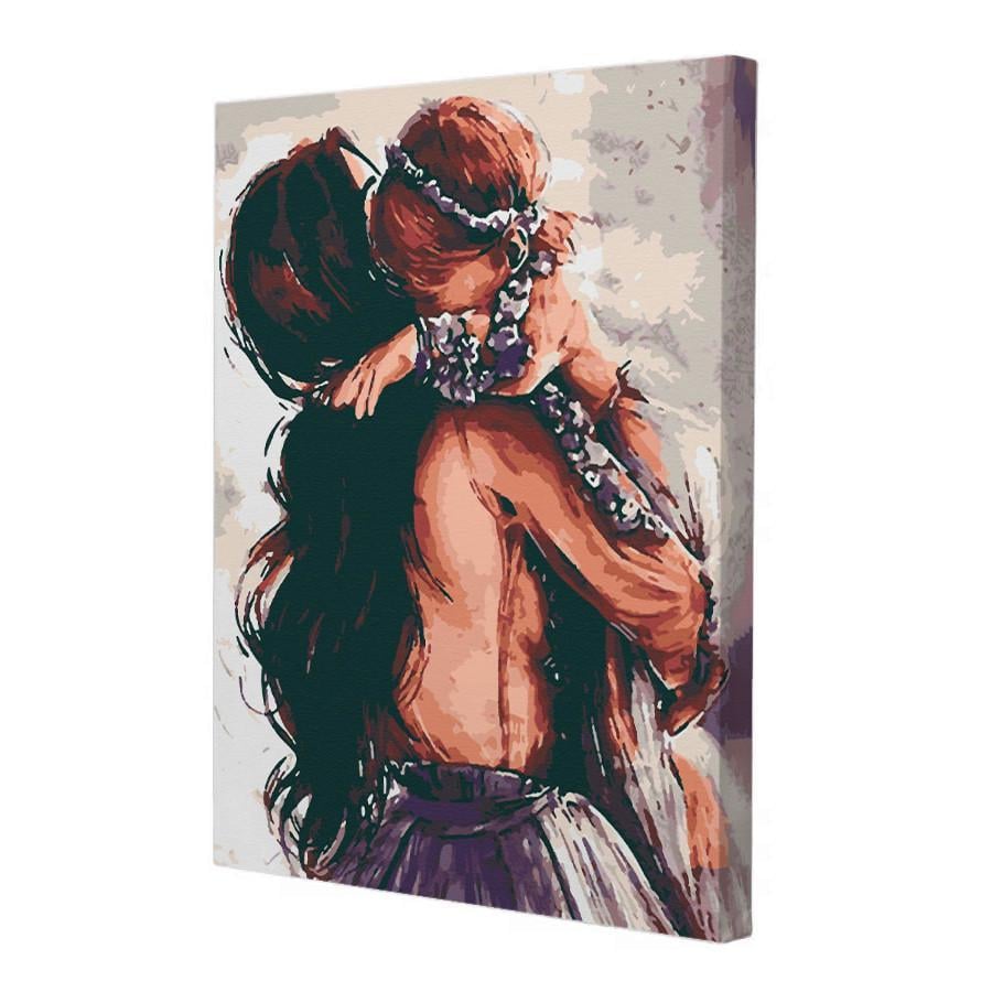 Картина по номерам Мамины объятия 40x50 см (RB-0139) - фото 1 Картина по номерам Мамины объятия 40x50 см (RB-0139) - фото 1