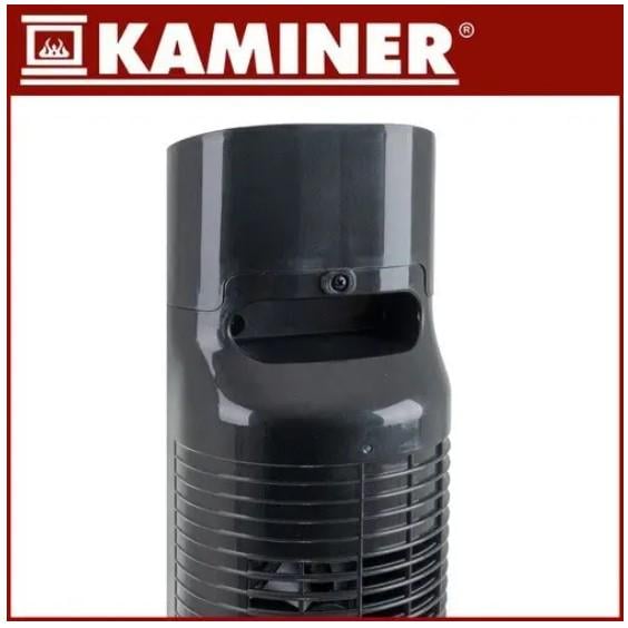 Тепловентилятор колонний Kaminer IGNISSE 2000 Вт з пультом Чорний (З47568) - фото 3 Тепловентилятор колонний Kaminer IGNISSE 2000 Вт з пультом Чорний (З47568) - фото 3