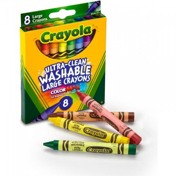 Набір Crayola воскової крейди ultra-clean washable 8 шт. (256317.012) - фото 2