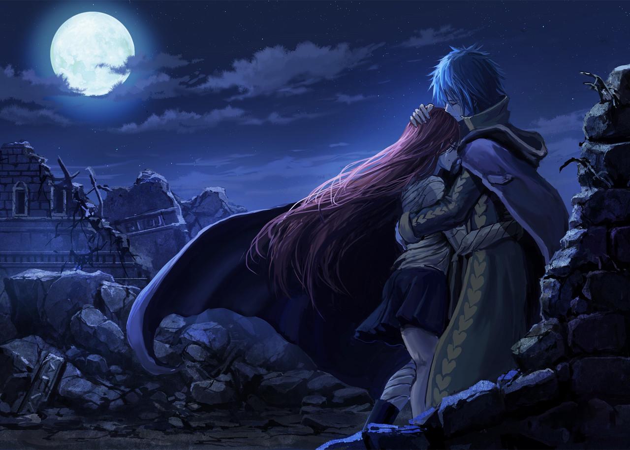 Картина GeekLand Fairy Taill Встреча под луной (FT 09.046)