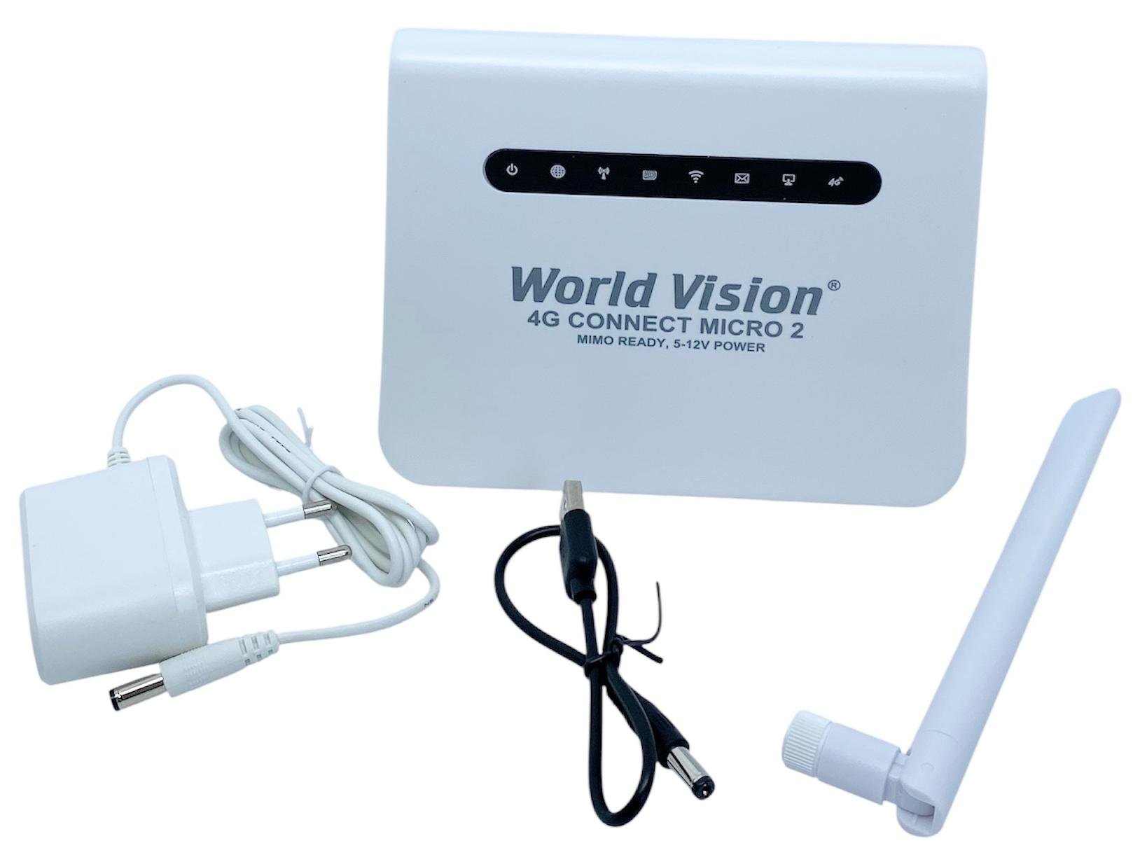 Роутер World Vision Connect micro 2 4G модем слот для сім карти з двома виходами під антену 150 Мбіт/с (28370886) - фото 5 Роутер World Vision Connect micro 2 4G модем слот для сім карти з двома виходами під антену 150 Мбіт/с (28370886) - фото 5