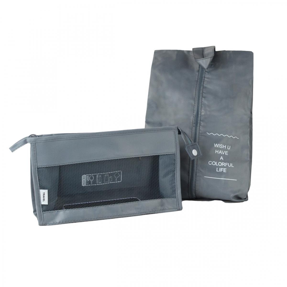 Набір дорожніх органайзерів 9в1 Сірий (КДО-40-61) - фото 3