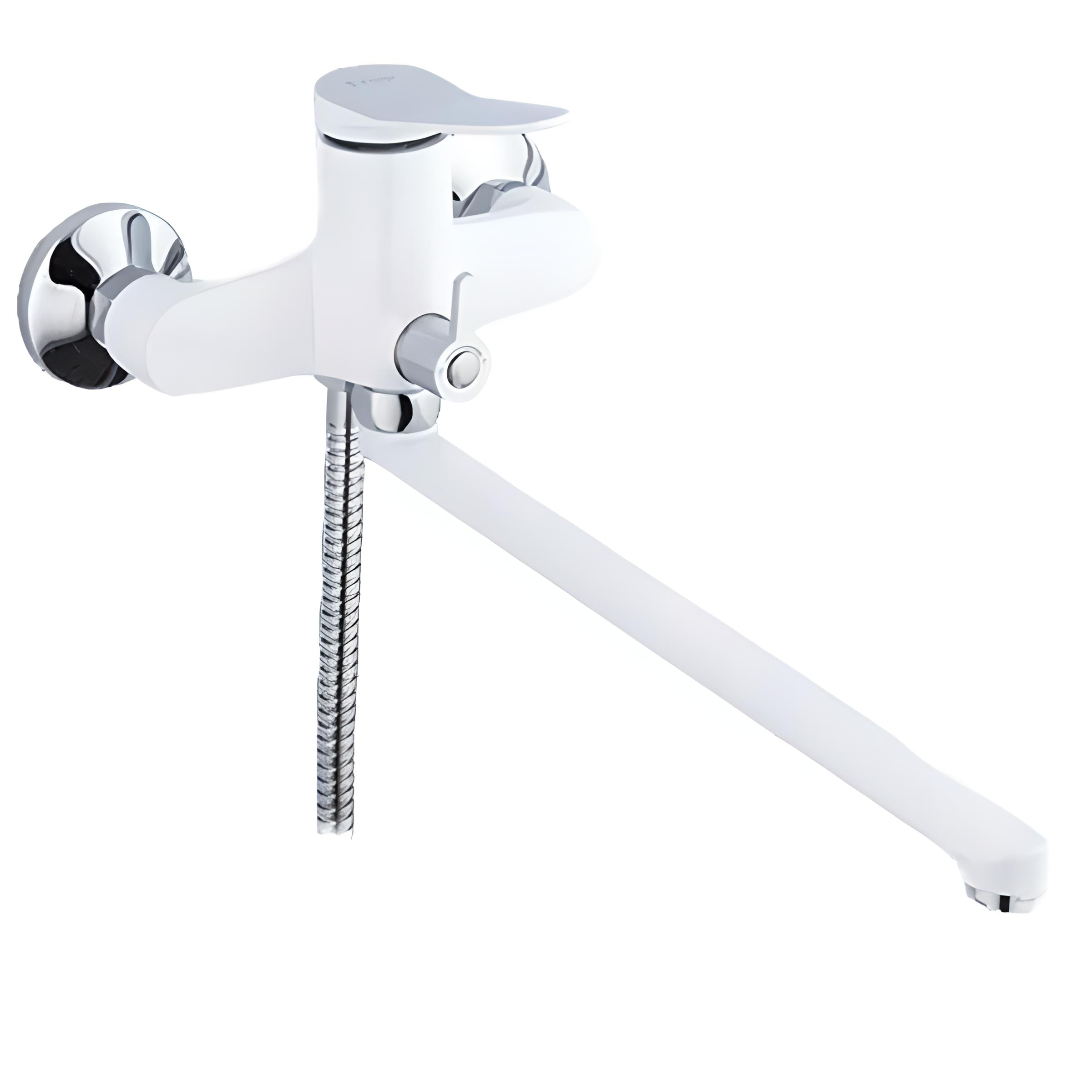 Змішувач для ванни Frap F2245 Білий/Хром (SQ-1033882)