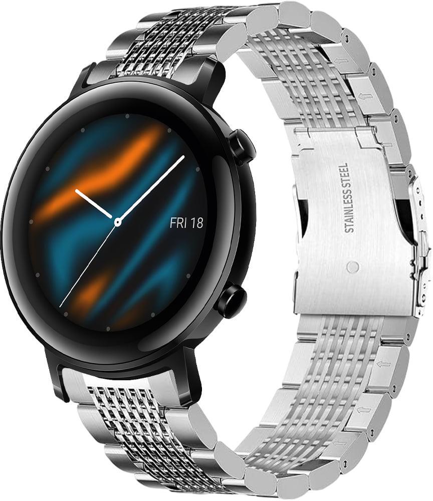 Ремешок металлический Gripix для Huawei Watch GT2 42 мм Silver (41757-59)
