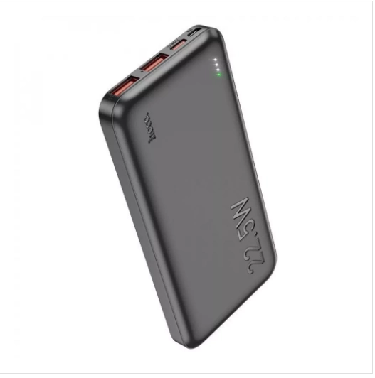 Повербанк Hoco J101 Astute 22.5W 10000mAh 2xUSB/Type-C Чорний (657542)