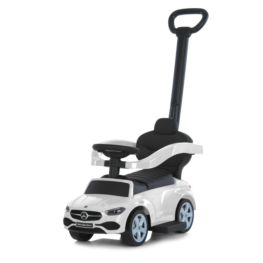 Каталка-толокар 2в1 668L-1 с родительской ручкой/звуковые эффекты/подставка для ног/кожаное сиденье (27432456)