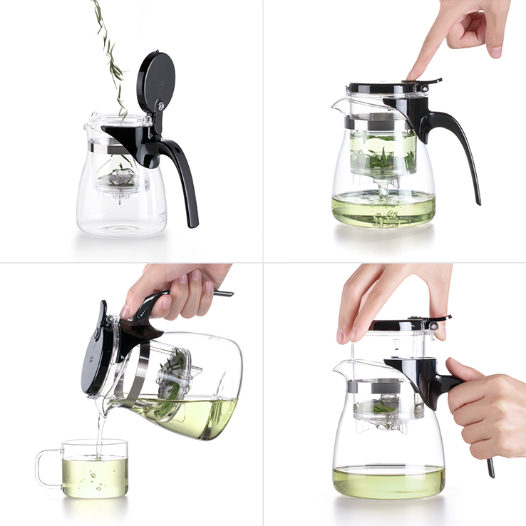 Чайник заварювальний Samadoyo гунфу тіпод 600 мл (A-12) - фото 7