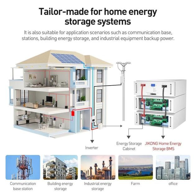 Система Smart Active balance BMS Jikong JK-PB1A16S15P/7S-16S/Li-Ion/LFP/LTO/150A/1A balancer/Bluetooth/RS232/RS485/CAN/HEAT - фото 6