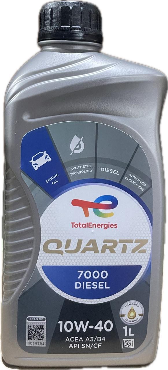 Моторное масло Total Quartz 7000 Diesel 10W-40 1 л (214111)