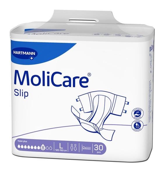 Подгузники для взрослых MoliCare Slip 8 капель super plus L 30 шт. (000023869)